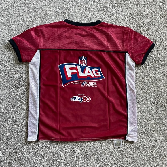 Youth XL Arizona Cardinals NFL Flag Football Reversible Jersey Red/White - Picture 2 of 12